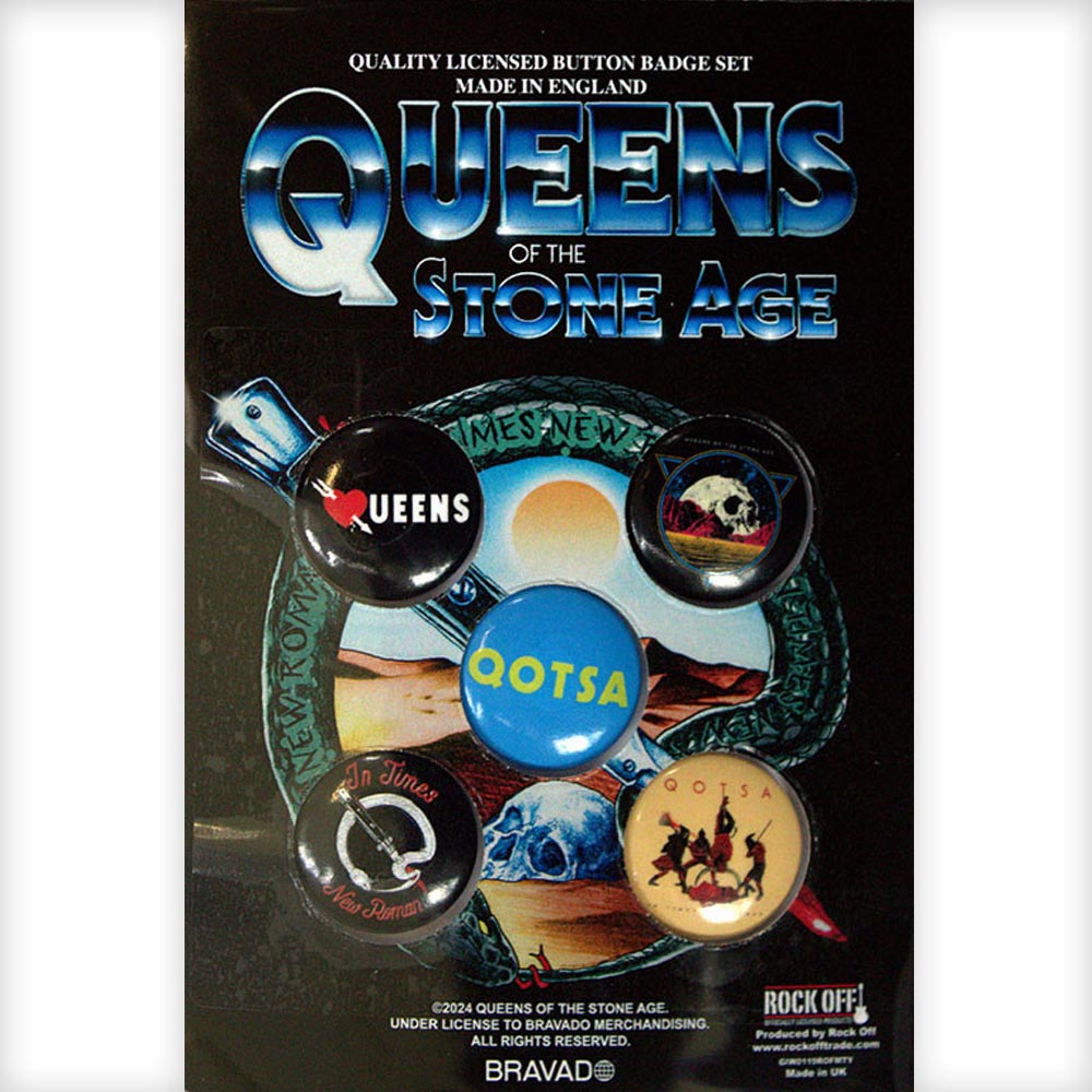 QUEENS OF THE STONE AGE - (11月 来日 ) - Logos / 5個セット
